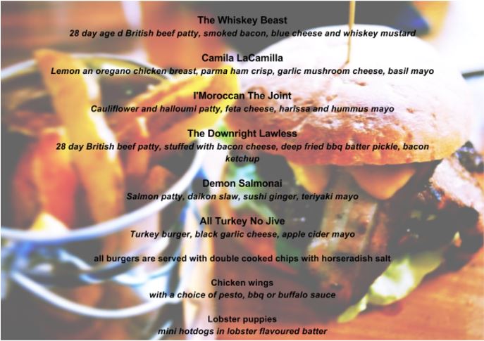 Gastro_Punk's tweet image. #FreebieFriday RT this pic of our menu to be in with a chance of winning free burgers for 4! Please Retweet
