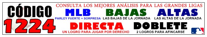 MIÉRCOLES 20-07-16 PARLEY ABIERTO MLB + REPORTE COMPLETO PARA TARDE-NOCHE, AYER HUBO ARRASE, HUBO PARLEY DE 6-6 BARBARO ClJzOOtWgAAYKLp