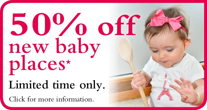 asquithnursery's tweet image. 50% off baby places at #Slough #SpringLane #Solihull #Tonbridge #WestwoodPark and #Kenton ow.ly/oboV301c1Uh