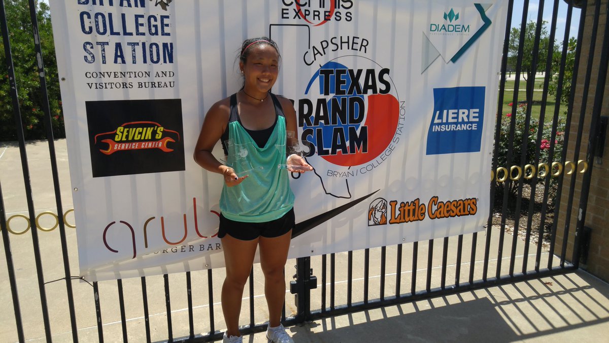 <a href="/USTATexas/">USTA Texas</a> Congrats G16S consolation winner (and G16D finalist) Samantha Gillas!!!