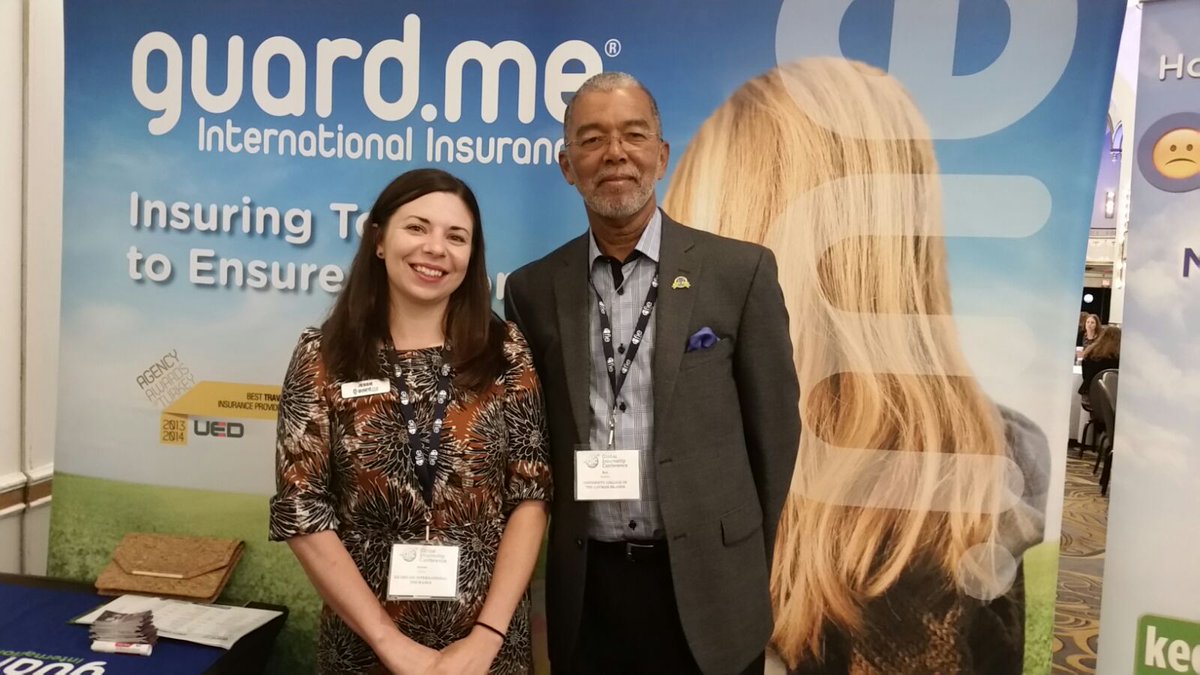 guardmecanada's tweet photo. @GuardmeIns meeting with @UCCICayman at #GICBoston! #internationaleducation #Internationalinternship https://t.co/84YoC9TMpm