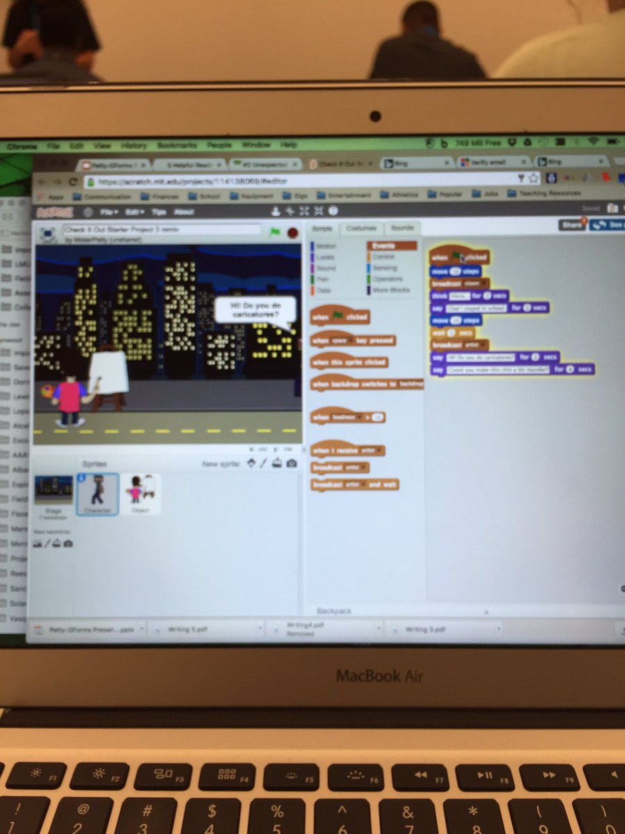 MisterPetty's tweet photo. Yeah, I can code. No big deal. @LUSDidea2 #lusdlets16 https://t.co/CakahXUACy