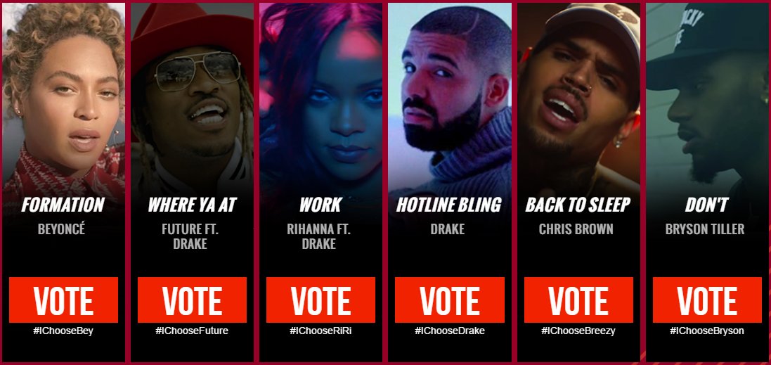 BeyLegion's tweet photo. VOTE for Beyoncé's Formation for the Coca-Cola Viewers' Choice Award at the 2016 #BETAwards: https://t.co/xhDllLaQyw https://t.co/Rm0igz5sey
