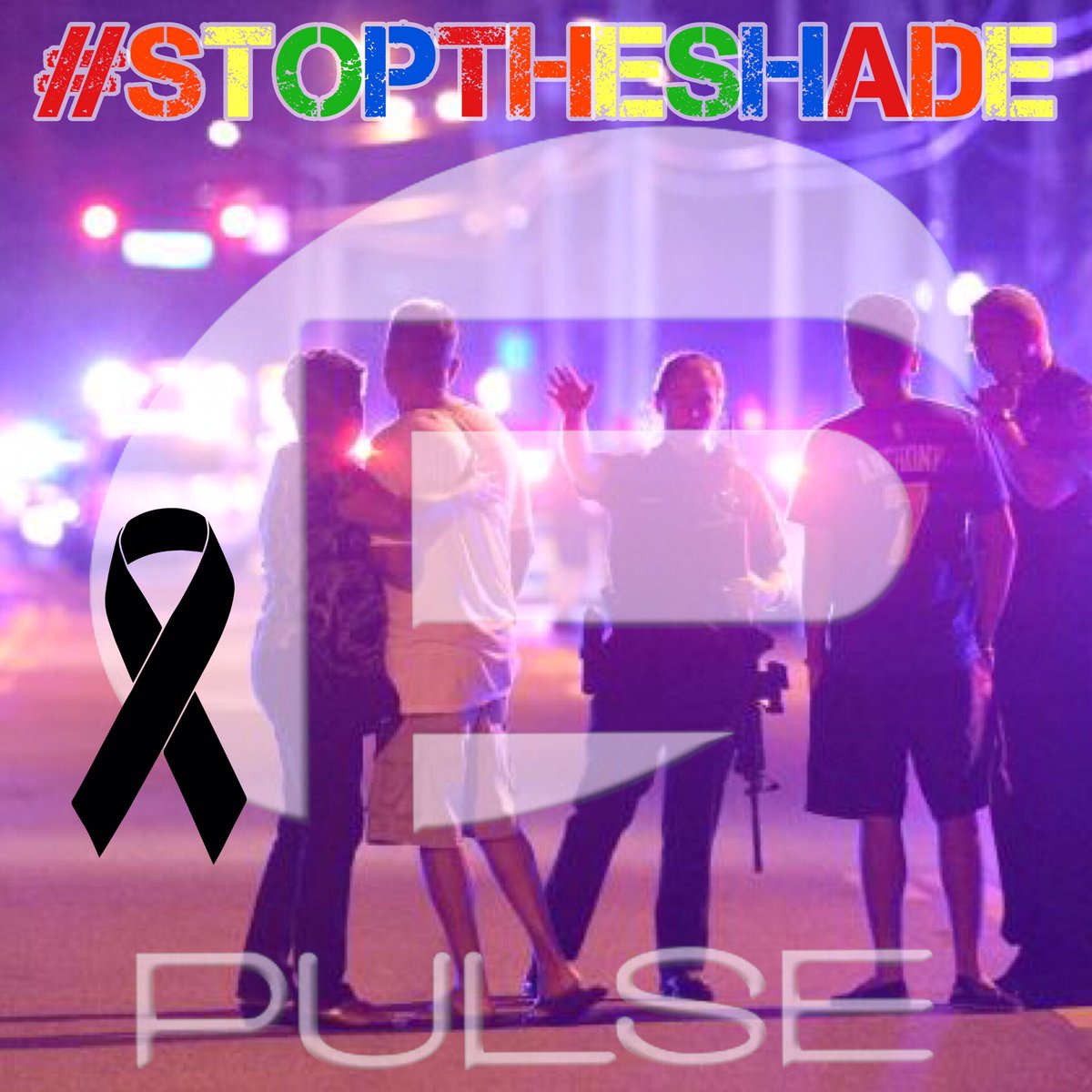 StopTheShadeCPN's tweet photo. We will get through this together @PulseOrlando • #StopTheShade #StopTheHate #StopHomophobia #StopTransphobia https://t.co/BdzWAm0PIo