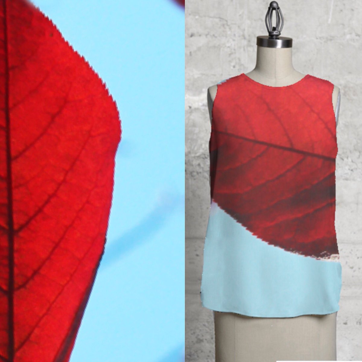 dachavezz's tweet photo. A Shade of Red and Blue, Women's Sleeveless Top  https://t.co/eiKQiYkdS1 #prefall2016 #designer #musthave https://t.co/wcq3kDuj8i