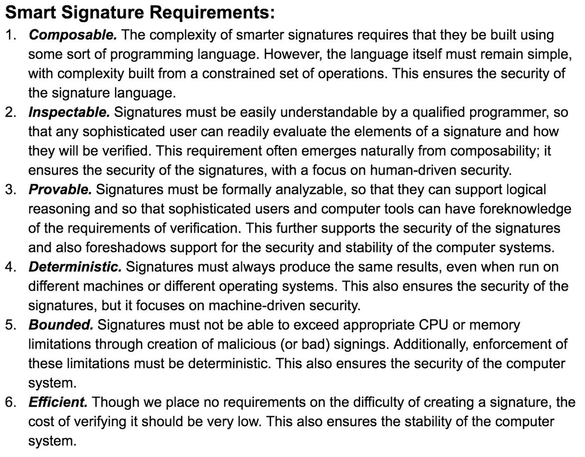 ChristopherA's tweet photo. The #RebootingWebOfTrust community is talking about #SmartSignatures as being a path toward new #SmartContracts: https://t.co/8eIPMTpDlC