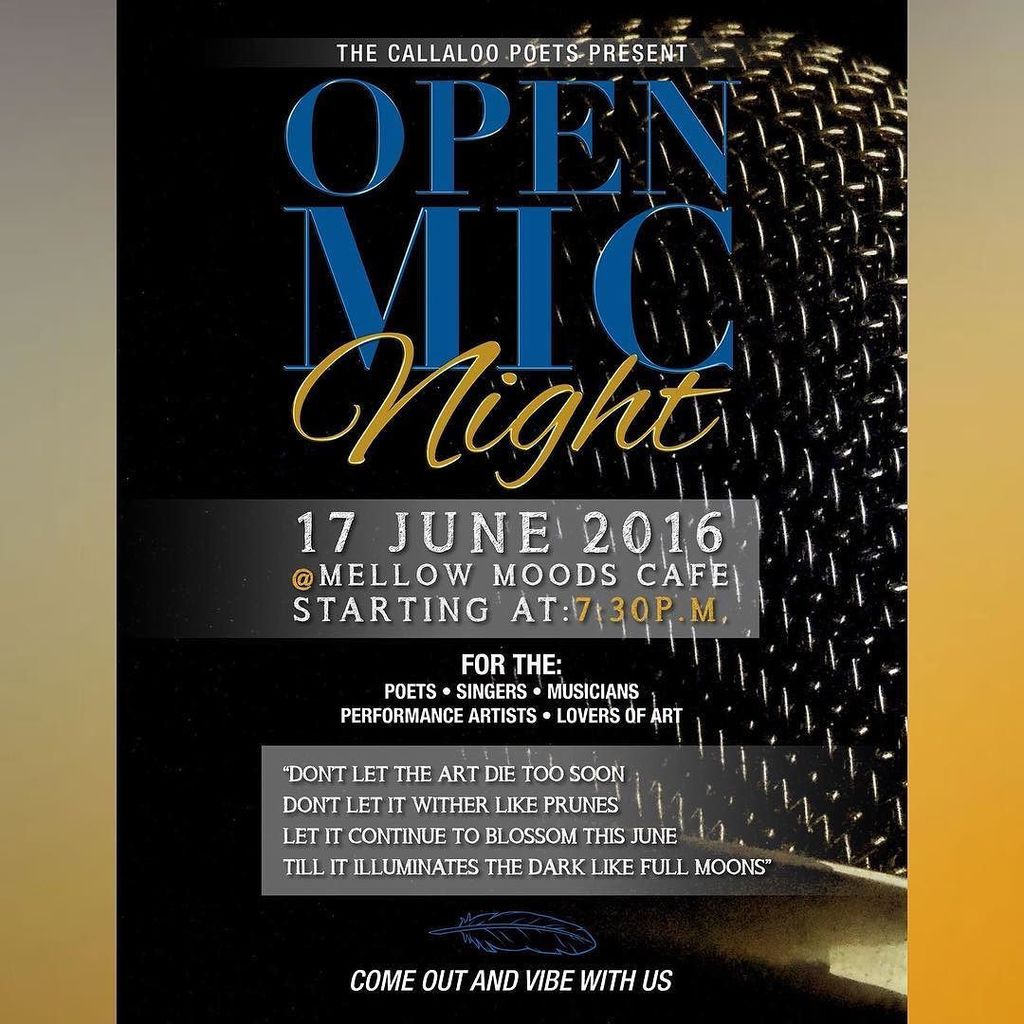 LIMINCIRCLE's tweet photo. Tonight @ #MellowMoodsCafe #RoadTown #Tortola #BVI | @viCallalooPoets🎙OPEN MIC NIGHT | 🎬7:30PM https://t.co/0UITtBkuSx