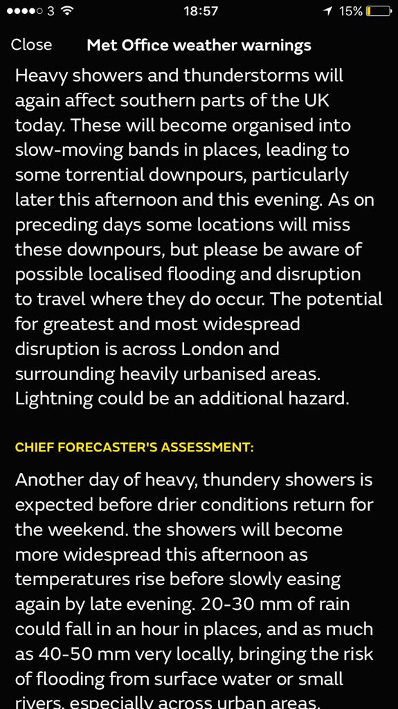 Canvey has been hit bad today, please watch out.