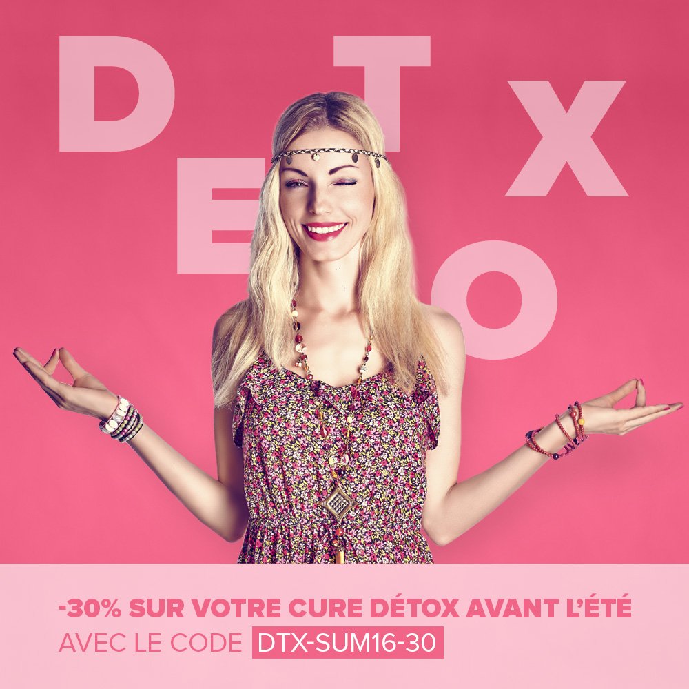 ErbieOrganics's tweet photo. [#CODEPROMO] Rien que pour vous avant l'été... -30% sur votre Cure #detox avec le code DTX-SUM16-30. Jusqu'au 1/07 ! https://t.co/H2fWHuVF22