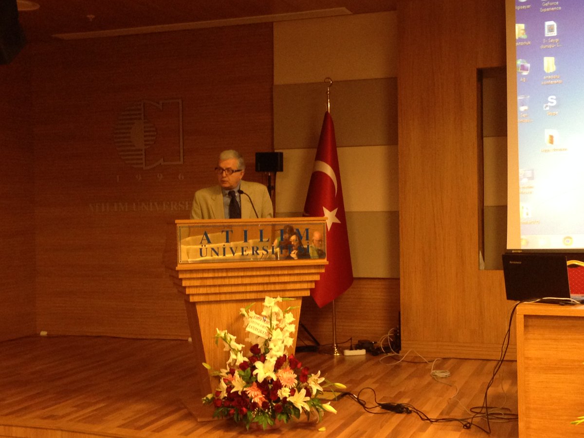 Prof. Dr. Korkmaz Alemdar 2. Oturumun son konuşmasını yapıyor #AnadoludaAtılım