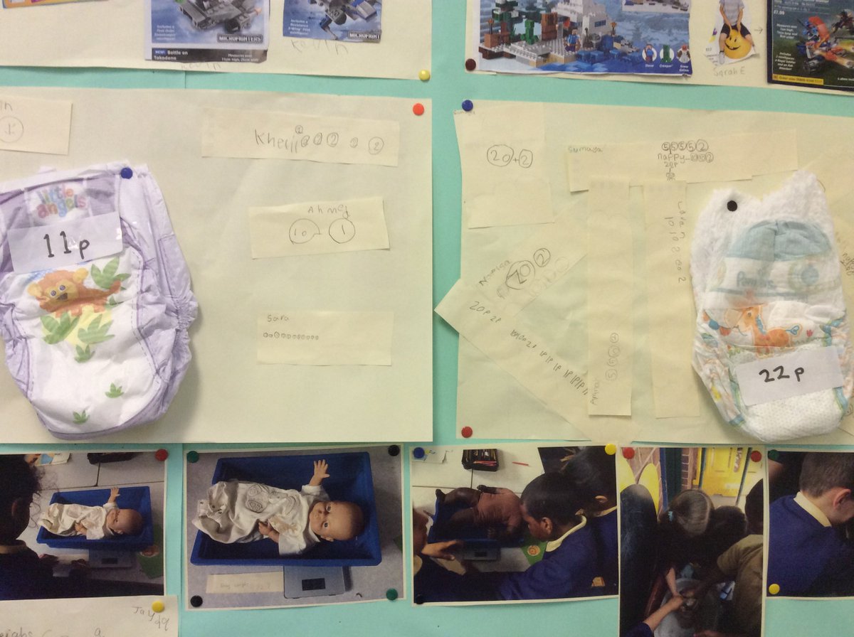 KingsleyLpoolHT's tweet photo. Real life , real maths! Which nappy is best value. Brilliant work year one! #LiverpoolMathsParty #kingsleymaths https://t.co/1jCL3yIggs