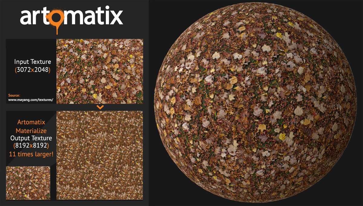 Artomatixltd's tweet photo. No tree was hurt to create this 8k PBR texture – #GameArt #GameDev #Artomatix #AIArt #AITexture https://t.co/nzl1w0CiEV