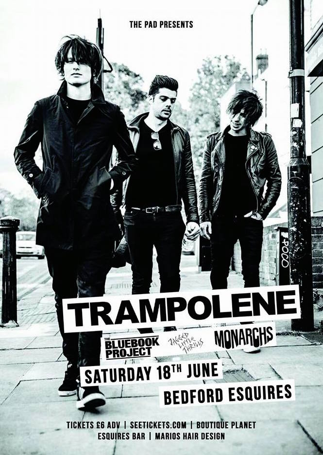 #TRAMPOLENE <a href="/BedfordEsquires/">Bedford Esquires</a> <a href="/padpresents/">padpresents</a>
<a href="/bluebookproject/">Project Blue Book</a> <a href="/JaggedThrills/">JaggedLittleThrills</a> #Monarchs
XxX 
seetickets.com/event/trampole… …