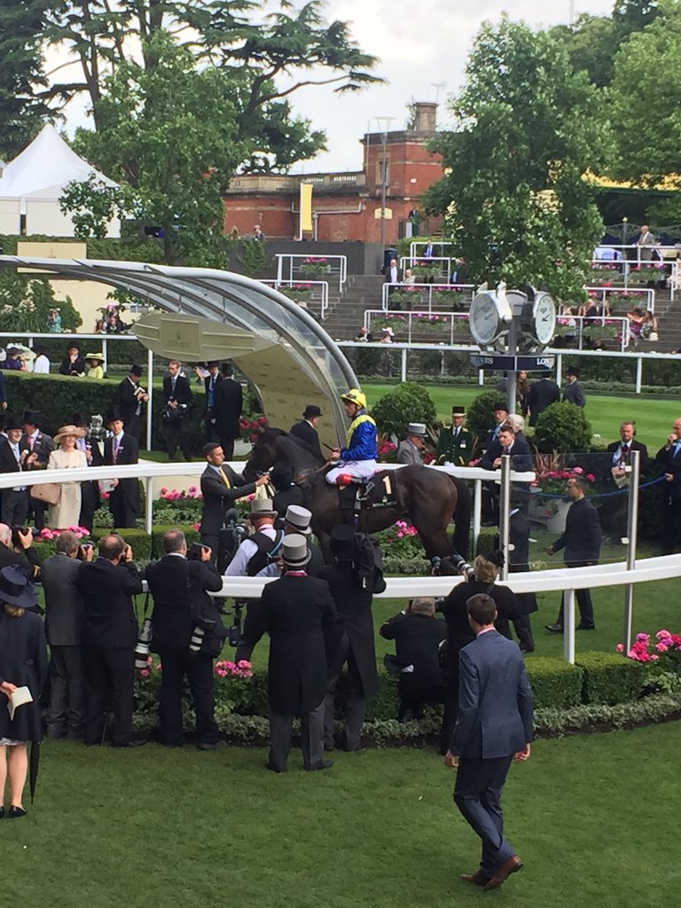 RacingPost's tweet photo. Frankie Dettori and #AcrossTheStars after victory in the King Edward VII Stakes #RoyalAscot #RPSocial https://t.co/tJVboo0j5U
