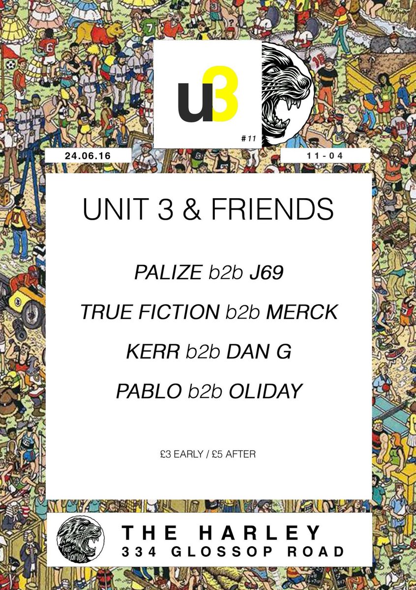 J69Music's tweet photo. Back at @HarleySheffield along @PalizeMusic @TrueFiction_ @mrjoshkerr @Unit3Sessions 😈 https://t.co/VvSao9u3ik