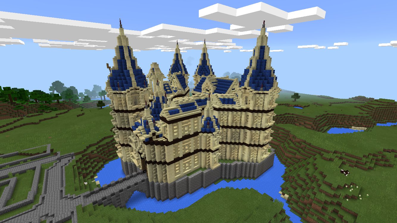KODAI@マイクラPE建築 on Twitter: "ゆるりとマイクラpart11 「城造り完成！」 一週間で 