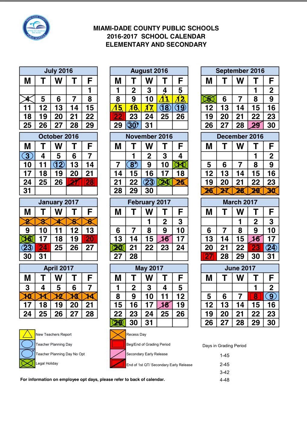 25 26 Mdcps Calendar