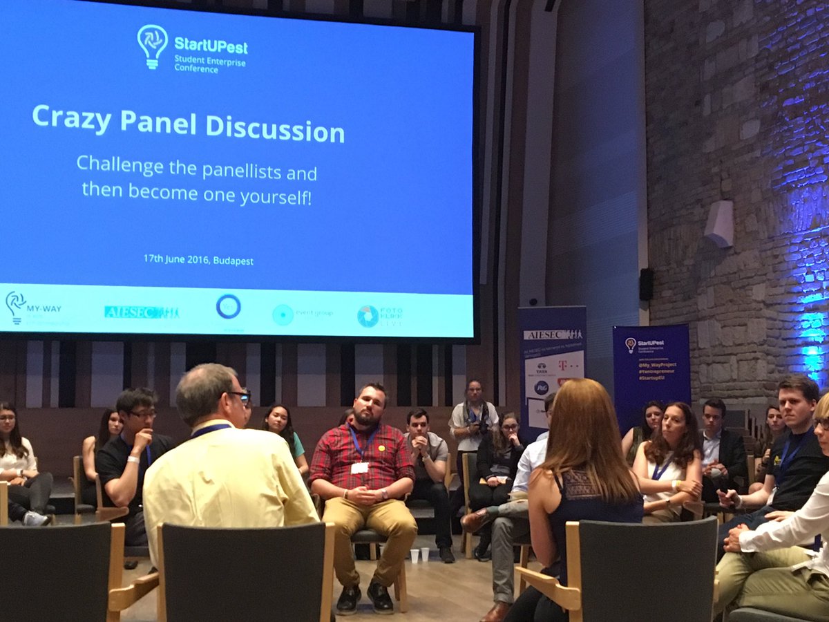 My_WayProject's tweet image. The crazy panel discussion is on! #StartUPest