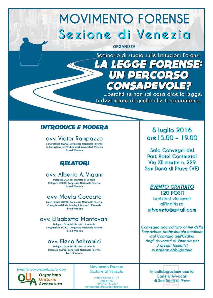 SLCStudioLegale's tweet photo. #leggeforense @victorrampazzo @albertovigani @elisabettamanto @ElenaBeltramini 
#movimentoforense @OUAorganismoavv https://t.co/u5kBPKXG2T