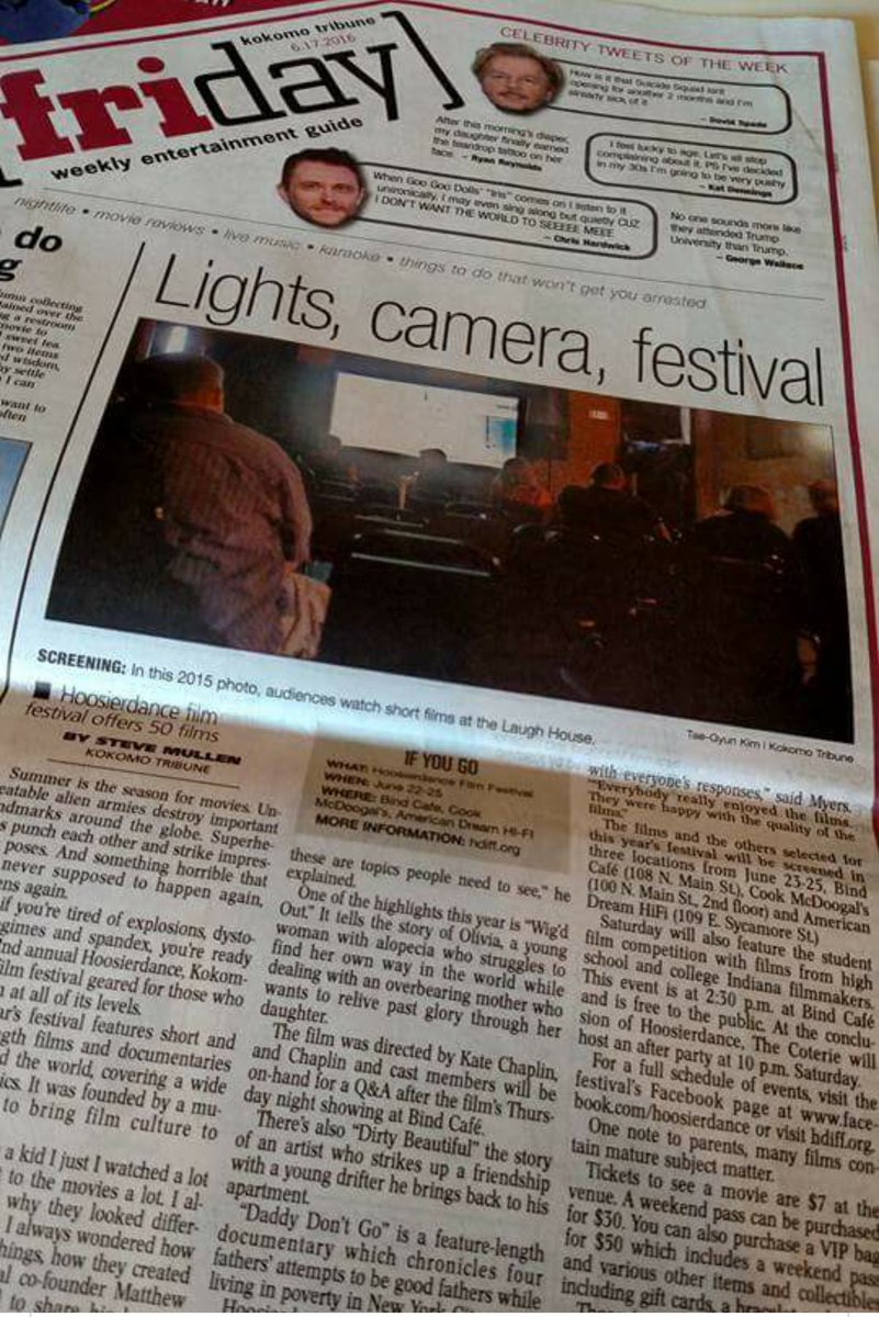 wigdoutthemovie's tweet photo. Thx to @KokomoTribune for feature on @hoosierdance and @wigdoutthemovie 
@KateChaplin @CAP_Alopecia @kevin_the_bull https://t.co/CuLyqYDdwF