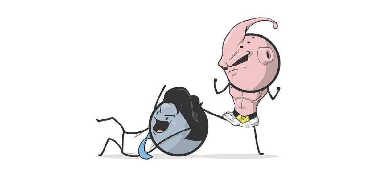 AutonomousBlue_'s tweet image. Blue_ is getting his ass handed to him! 😂 @ItsDBZTime @DeviantArt #Comics #Art #Sketch #Ilustrate #DigitalArt #Dbz