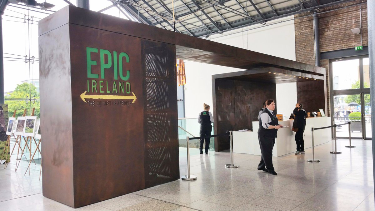 workspaceint's tweet image. Delighted to be involved in this incredible project,Epic Ireland in CHQ-the story of Irish people and their culture.