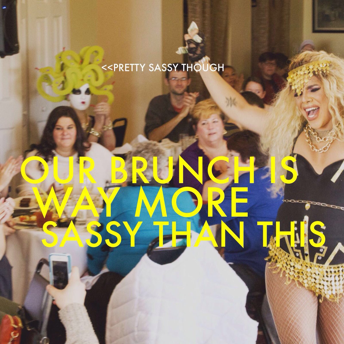Damn right! Last few tickets for 11am #dragbrunch tomorrow!!!