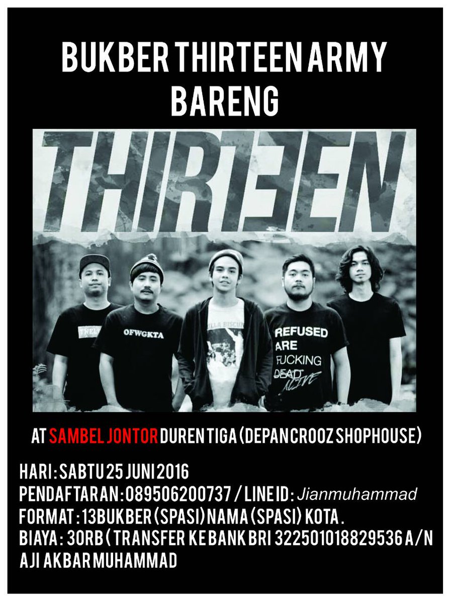 Ayo guys Batal Bersama <a href="/THIRTEENjkt/">AKSI</a> ,<a href="/Ardicrack/">Ardi Darmawangsa</a> <a href="/bndry13/">Bndry Haryo Anabrang</a> <a href="/Eponk13/">Rizky Z</a> <a href="/xrikox_/">riko wibowo</a> <a href="/eMPty_420/">MP // Mandala Putra</a>