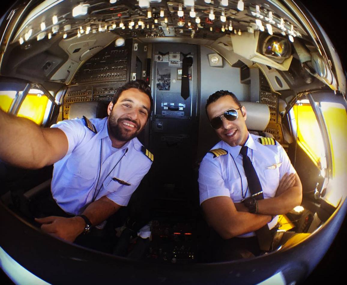EGYPTAIR's tweet image. But first, let’s take a selfie! 
Photo credit: Instagram: maamounmoemen