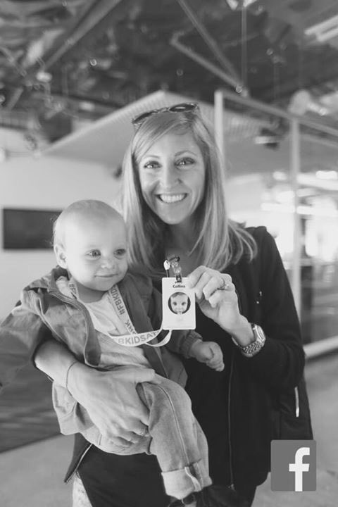 maddyho7's tweet photo. My cousin works at Facebook and yesterday it was #FBKidsAtWork and pls look at her and her daughter ππ https://t.co/TO8x1IEqWZ