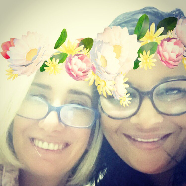 WTSA's Kim &amp; Tania having fun with #SnapChat #FridayFun #TeamWTSA Enjoy your weekend!!