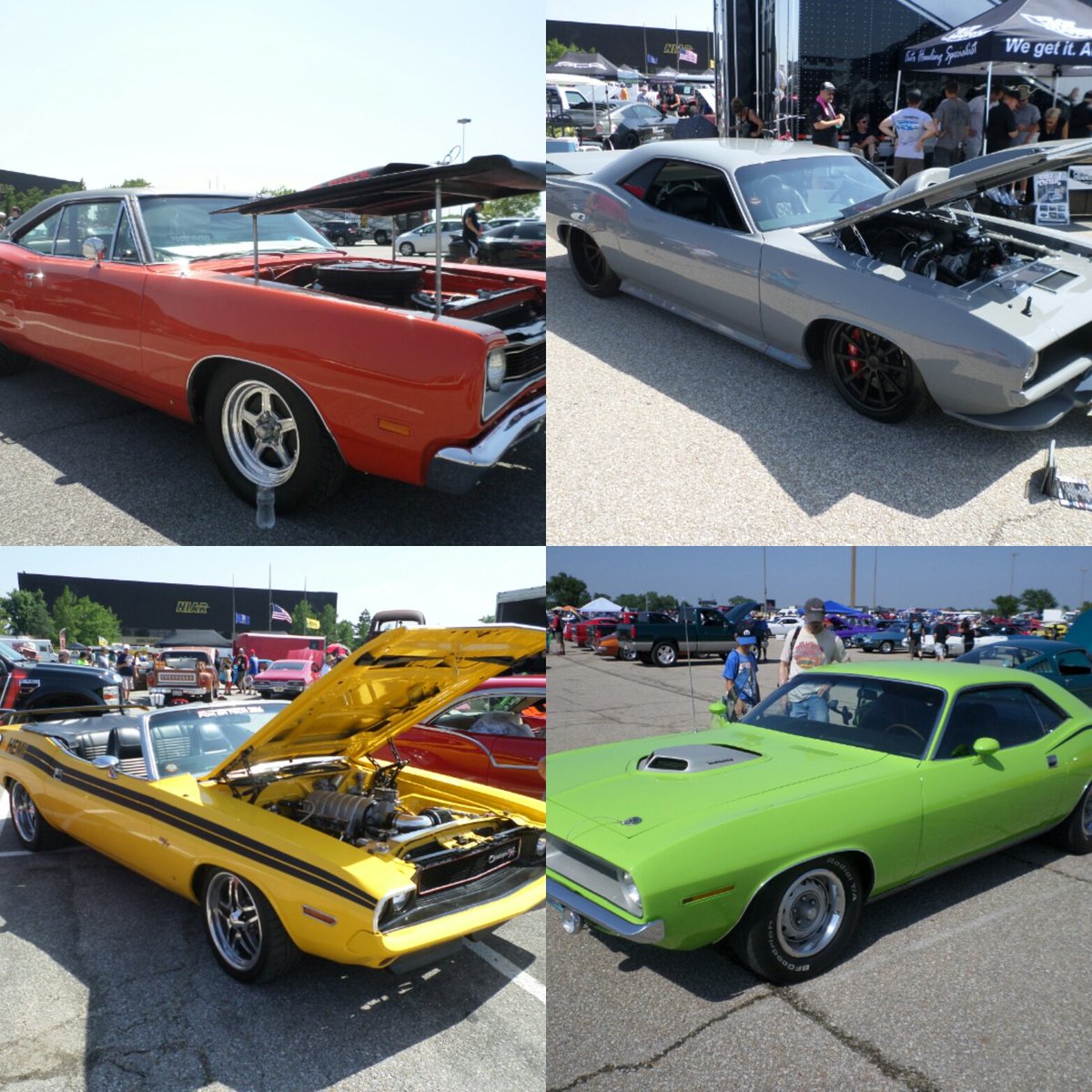 Kramit2012's tweet photo. #HotRodPowerTour2016 #Mopar #Chevelle #StationWagon #Roadkill #GeneralMayhem #StubbyBob #MuscleTruck #Mazdarati https://t.co/25yxwt19En