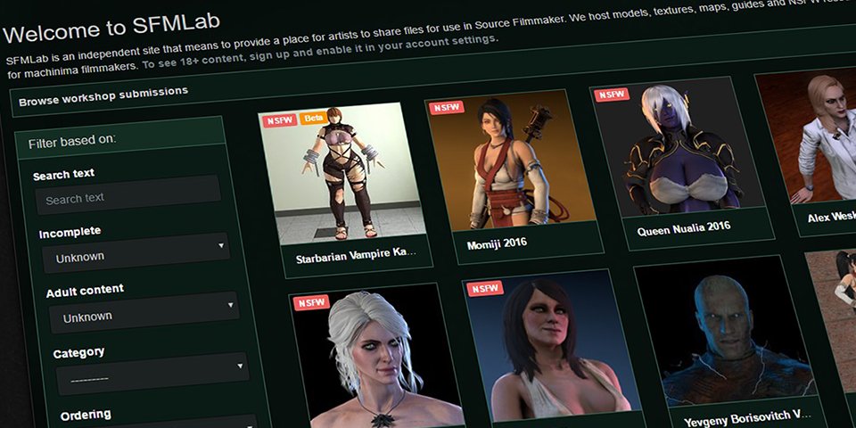source filmmaker adult models