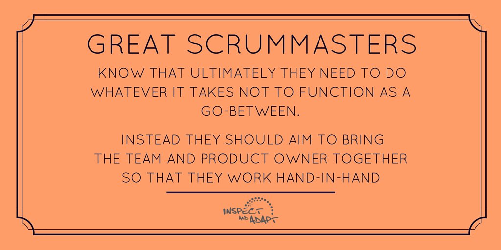 geoffcwatts's tweet photo. #ScrumMaster https://t.co/s4vfisrtMb
