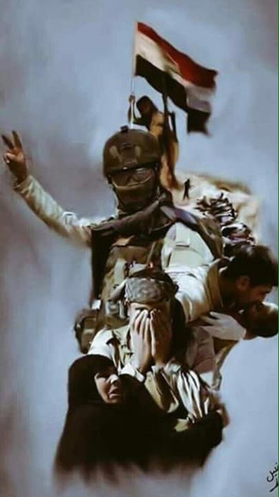 #حررناها_بزود_الشجعان  #الفلوجه_دخلناها #جمعة_الانتصارات #جهاز_مكافحة_الارهاب يطهرها من الدنس