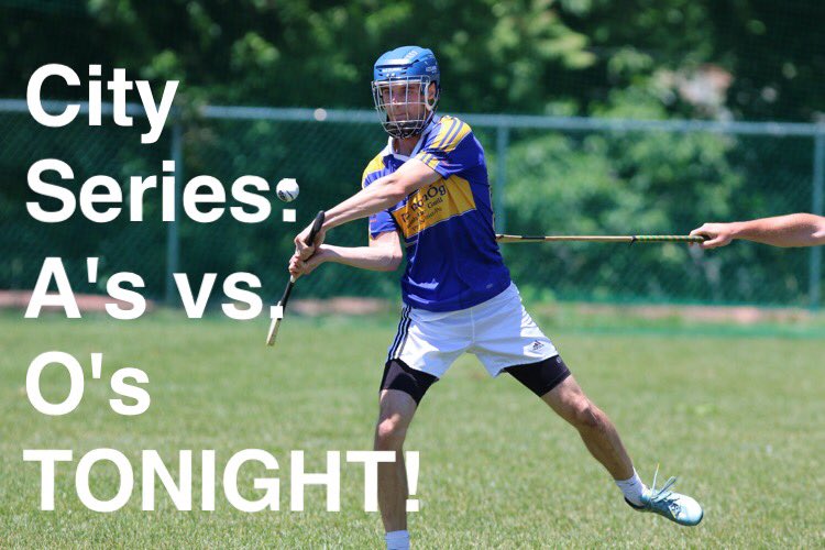 A's vs O's ended in a draw last night with some fierce competition! Next City Series match June 30 NE HS 7pm!