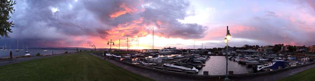 DestinationFood's tweet photo. For Sale: #BTV condo. Sunsets w/ walk-&amp;-play living. Sherman, the Wonder Jack, not included. https://t.co/koITQ3MPtr https://t.co/CpUF5SoEkV