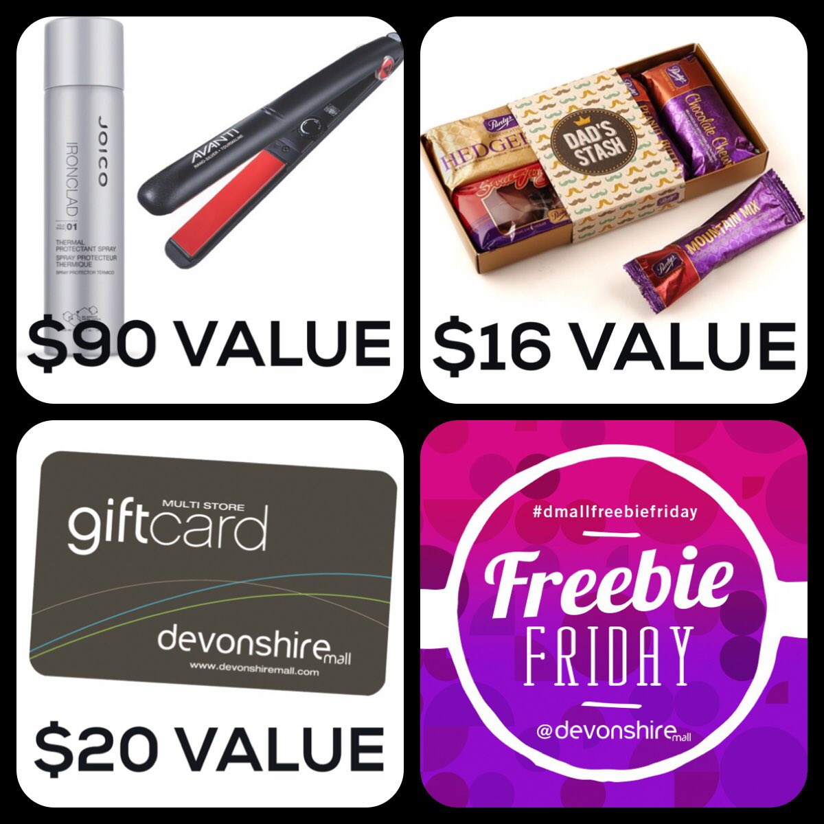 devonshiremall's tweet photo. #dmallfreebiefriday: retweet 2 win #goldenrazor @PurdysChocolate Winner picked @ 4pm GO! Facebook &amp; Instagram too! https://t.co/2x4JB89sSH