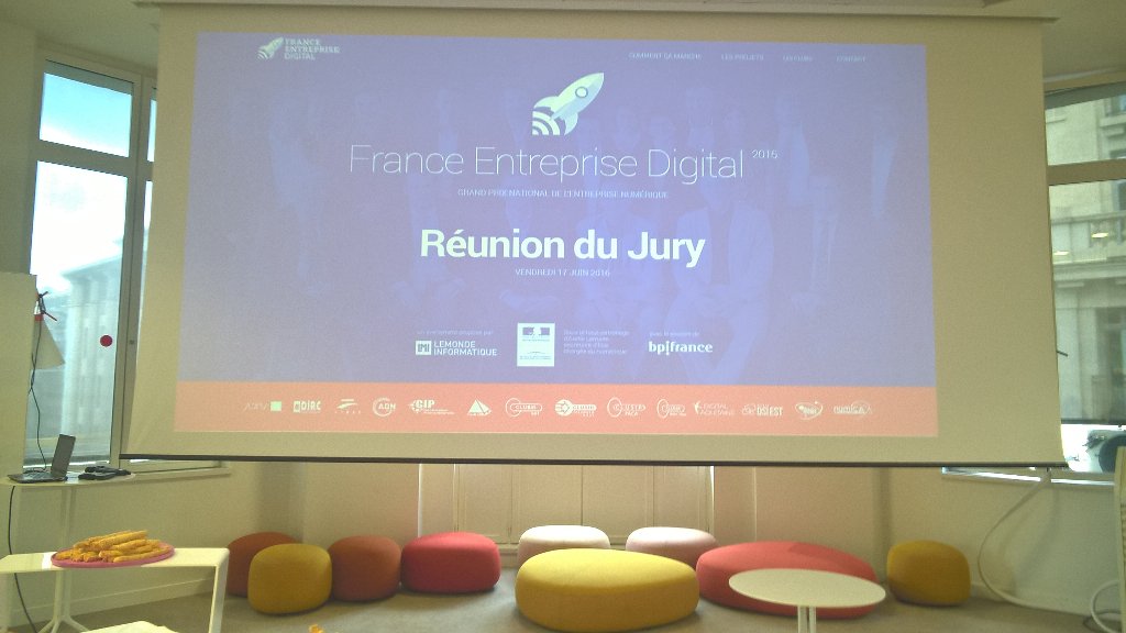 CIPMed's tweet photo. #FED16: un grand merci a l equipe du @MondeInformatiq et @Bpifrance pour l organisation du jury 2016 @jroyne #AMFT https://t.co/XiJevLQWEx