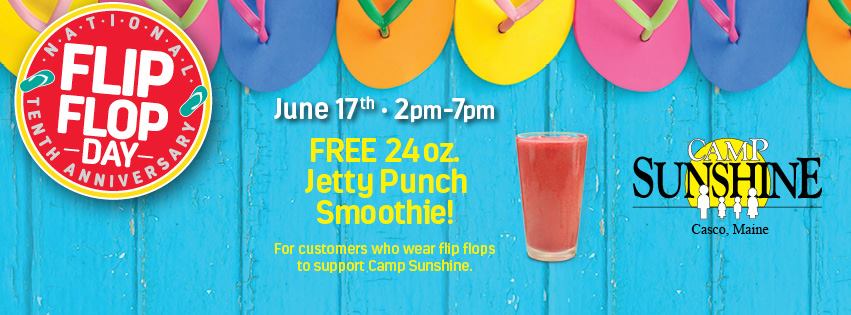 Simplyeventsfl's tweet photo. Who doesn't like free smoothies & Flip Flops? Celebrating #nationalflipflop day #simplyevents Tropical Smoothie Cafe https://t.co/8dUh7uzMN8