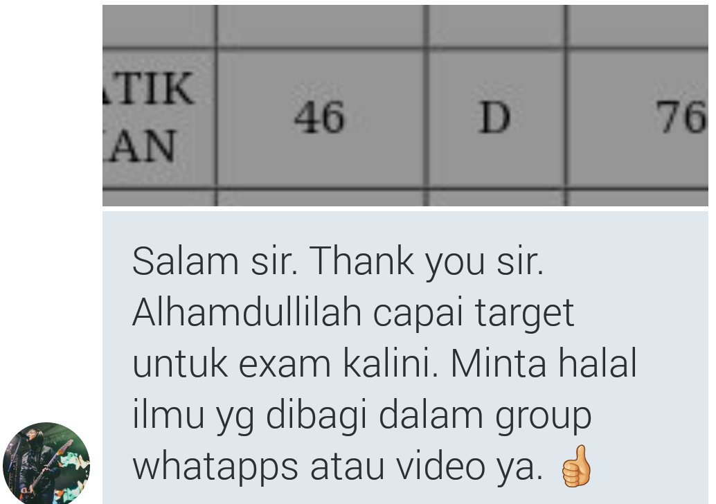 mathness49's tweet image. Alhamdulillah, inilah kepuasan yg #mathness cari. Hingga ke Pahang ilmu dapat dikongsi. Dari D ke A-, tahniah!

🙋