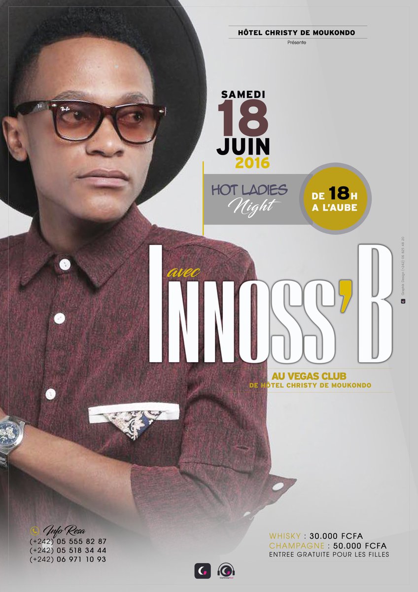 GraphikDesign1's tweet photo. ShowCase #InnossB ,Hotel Christy de Moukondo by #GraphikDesignCG https://t.co/gLpLBkQw9x