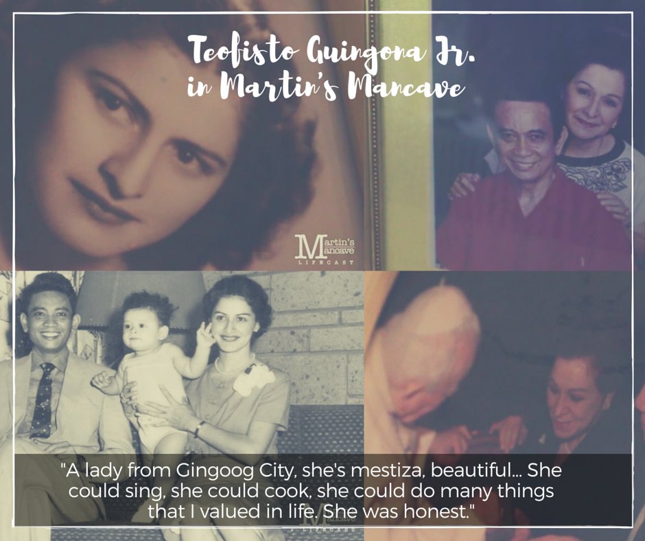 VP Guingona shares the story of how he met his wife exGingoog City Mayor Ruth De Lara
WATCH: facebook.com/podcastph/vide…