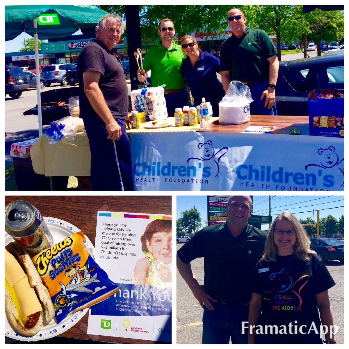 CHFjen's tweet photo. Eating #ForTheKids today @TD_Canada BBQs for @CHFHope &amp; @CMNCanada Please support! #mmmmmm https://t.co/7nEgogTXCe