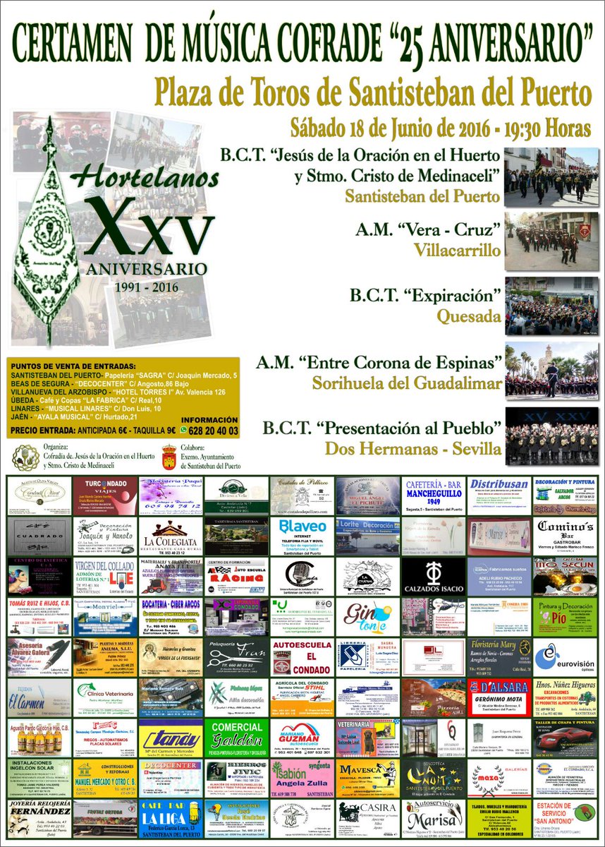 Mañana estaremos en el certamen organizado por los compañeros de <a href="/BandaHortelanos/">Banda Hortelanos</a>