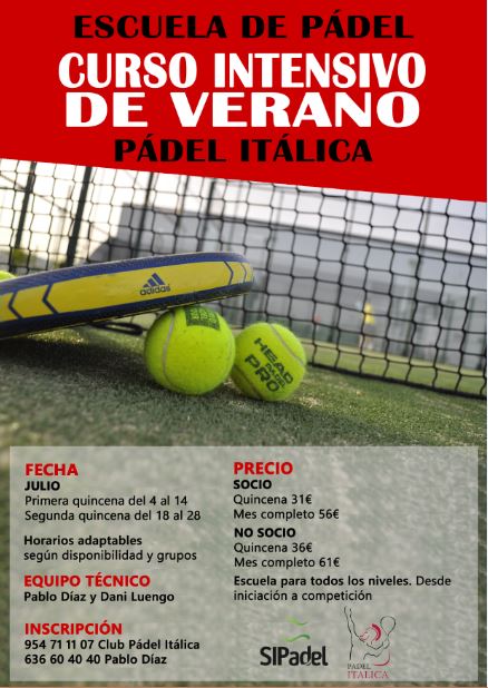 si_padel's tweet photo. Seguimos preparando los INTENSIVOS DE VERANO en las escuelas SIPadel ¿Te lo vas a perder? https://t.co/CAY8iGmgtU