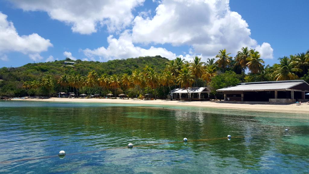 Nice day at Dinghy's Beach &amp; Grill on Water Island. #boatday #beachday #caribbean #usvi #IslandLife #dayoff