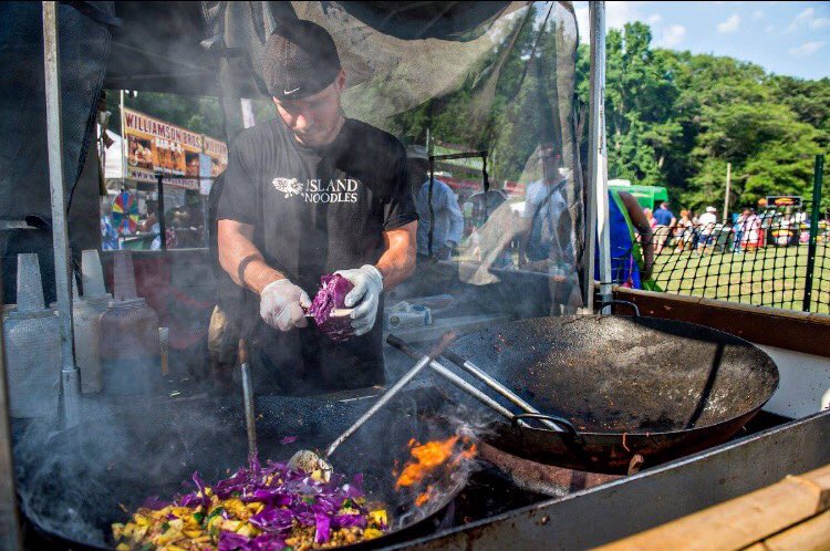 StreetFestATL's tweet photo. One thing that we kept hearing during the festival. "Get the noodles"!!!@islandnoodlesatl is always a crowd pleaser! https://t.co/1QeNMCCem5