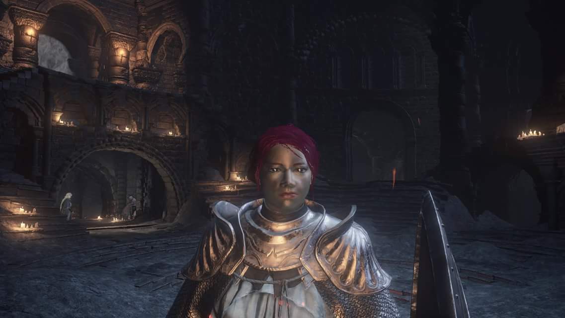 MustLoveGames16's tweet photo. There's a fire in her eyes! #darksouls #darksouls3 #gamer #gamergirl #gaming #girlswhogame #ps4 #gamergirls https://t.co/VBgkkJKNeB