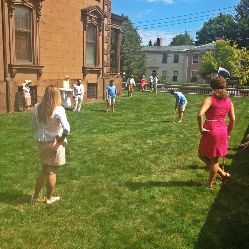 Croquet at the Mansion Postponed - will be rescheduled for August/September, TBD conta.cc/1S91UFL